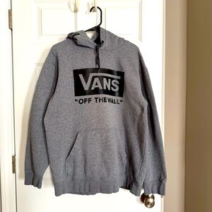 Vans Off the Wall Logo Gray Hoodie